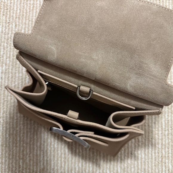 Boyy Karl 24 Soft Leather Satchel Bag Trench Beige $1700 - Picture 7 of 10